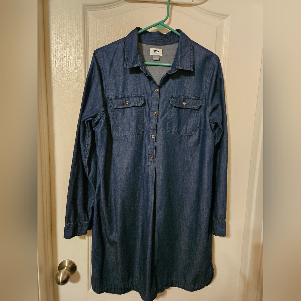 3 Dress Bundle 2 Blue Jean Dress and 1 Black dress
